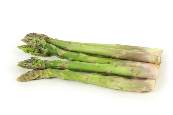 Green fresh asparagus on white background — Stock Photo, Image