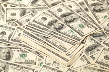 Arkaplan olarak 100 dolar.