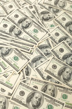 100 dolarlık banknot arka plan