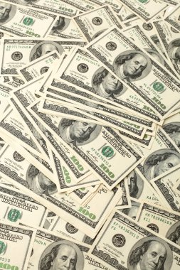 100 dolarlık banknot arka plan