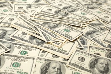 100 dolarlık banknot arka plan
