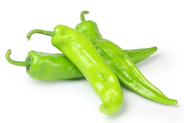 Peppers on white background — Stock Photo, Image