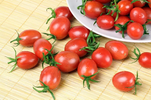 Small cherry tomato close up — Stock Photo, Image
