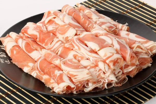 Fresh meat roll — Stock Photo, Image