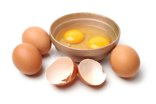 Brown eggs — Stock Photo, Image