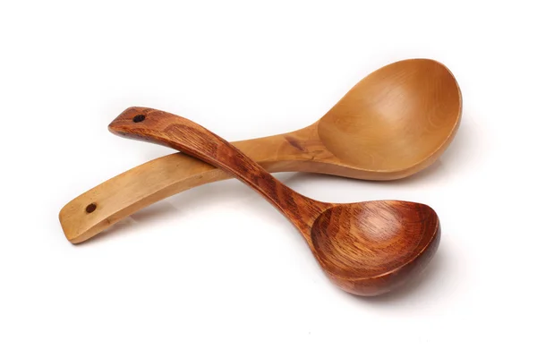 Brown spoons — Stock Photo, Image