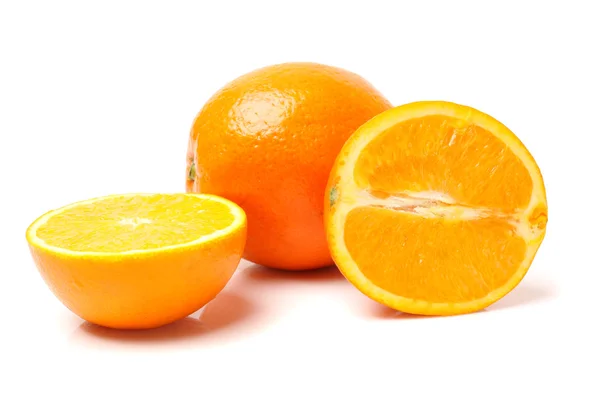 Orangenhälften — Stockfoto