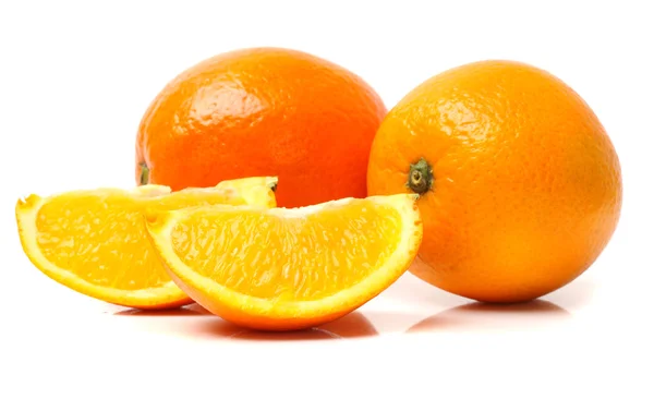 Фрагменти з апельсинами — стокове фото