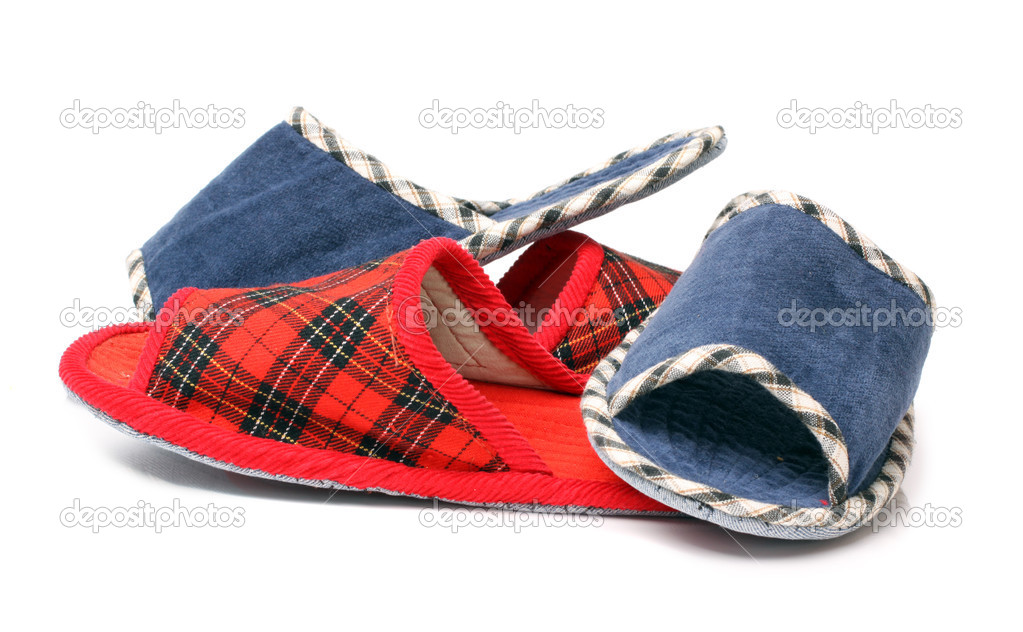 Pairs of slippers