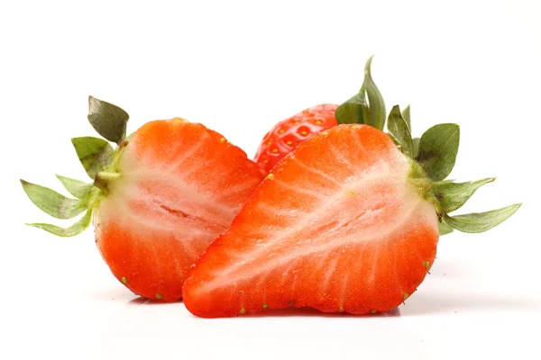 Chopped strawberries — Stock Photo, Image