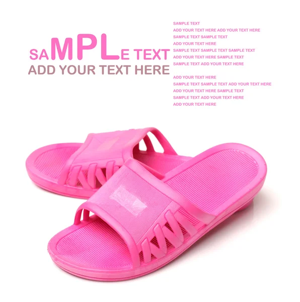 Zapatillas rosadas — Foto de Stock
