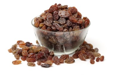 Bowl of raisins clipart
