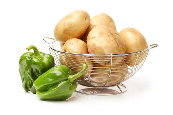 Batatas com pimentão — Fotografia de Stock