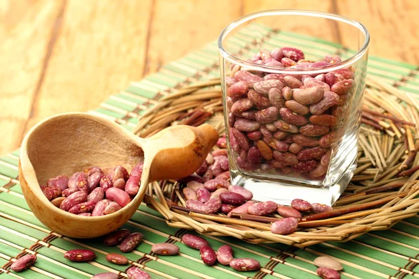 Red beans on a table — Stock Photo, Image