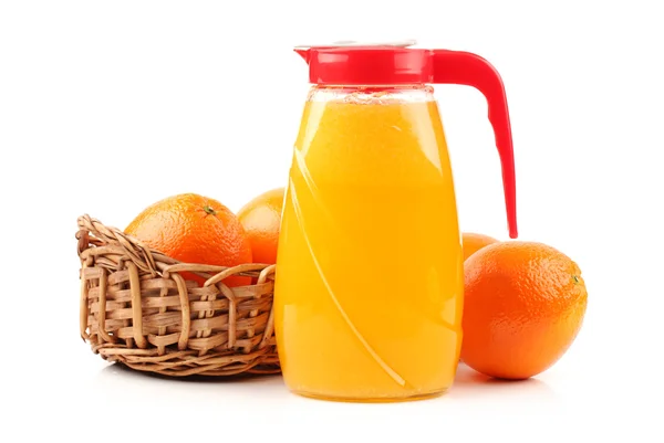 Full jug of juice — Stock Photo, Image