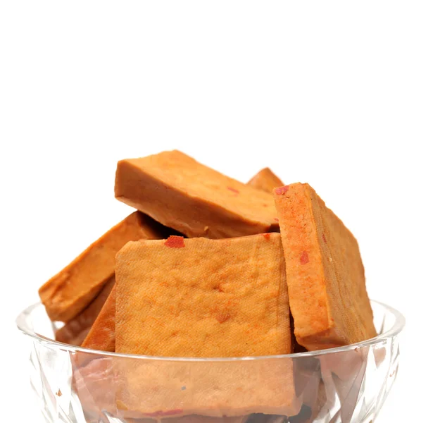 Kom voor tofu — Stockfoto