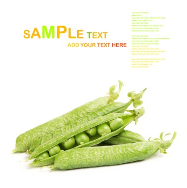 olgunlaşmış bezelyeler sebze