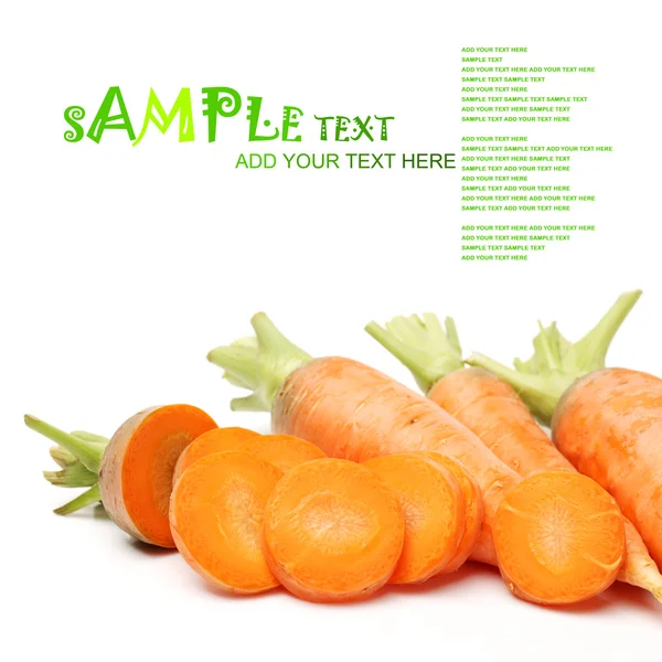 Chopped carrots — Stock Photo, Image