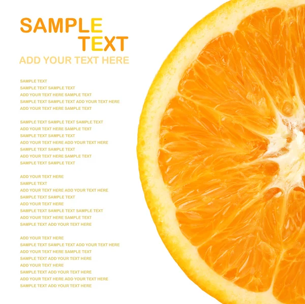Metade laranja — Fotografia de Stock