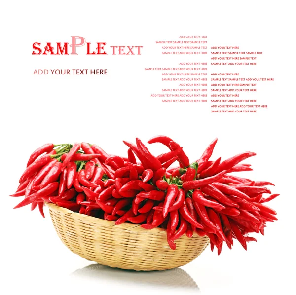 Rode hot chili — Stockfoto