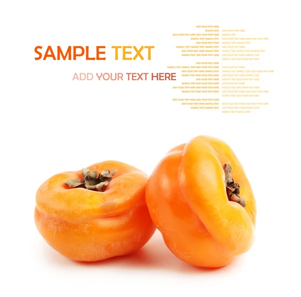 Juicy persimmons — Stock Photo, Image