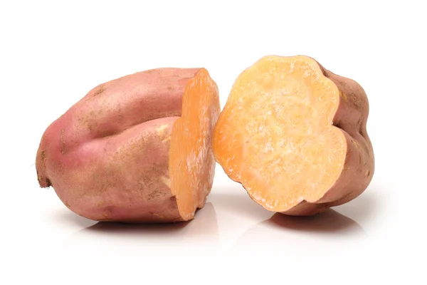 Půlky sladké brambory — Stock fotografie