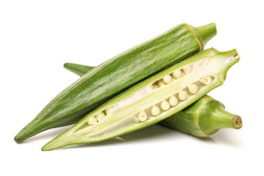 Yeşil bamya tohumu ile