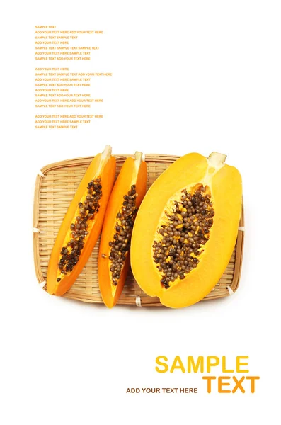 Papaya vruchten — Stockfoto