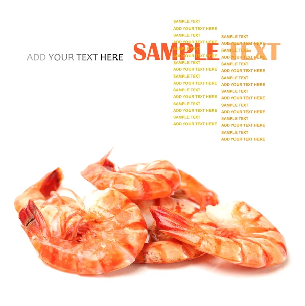Delicious shrimps — Stock Photo, Image