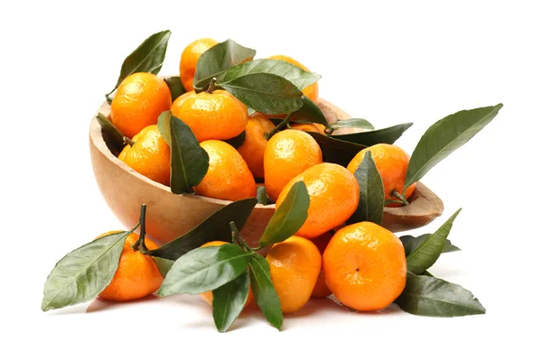 Tigela de tangerinas — Fotografia de Stock