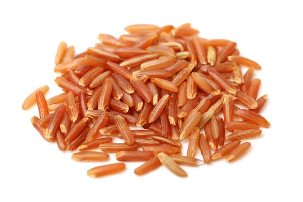 Handful of red rice — Stock Photo, Image