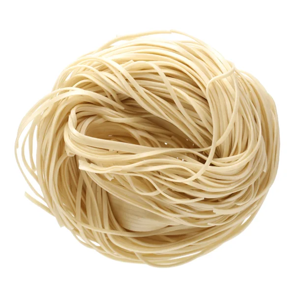 Pasta tagliatelle nest — Stock Photo, Image