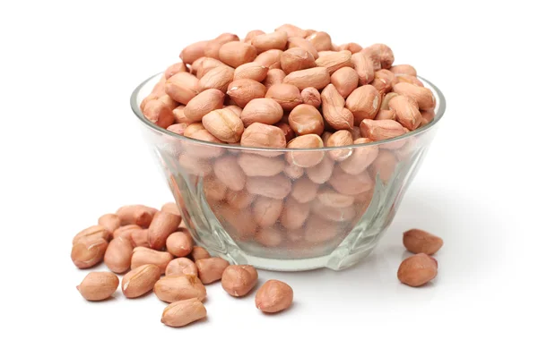 Kernel di arachidi in ciotola — Foto Stock