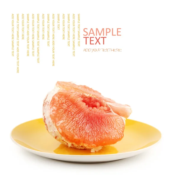 Grapefruit piece — Stock Photo, Image