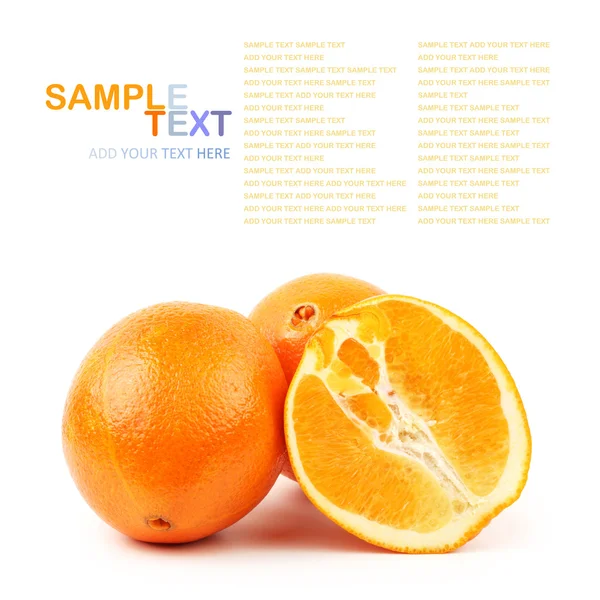 多汁的橙子 — 图库照片