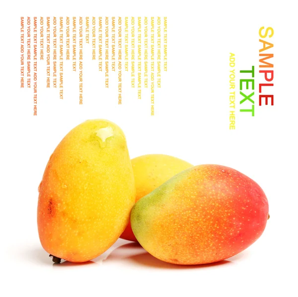 Trzy mango — Zdjęcie stockowe