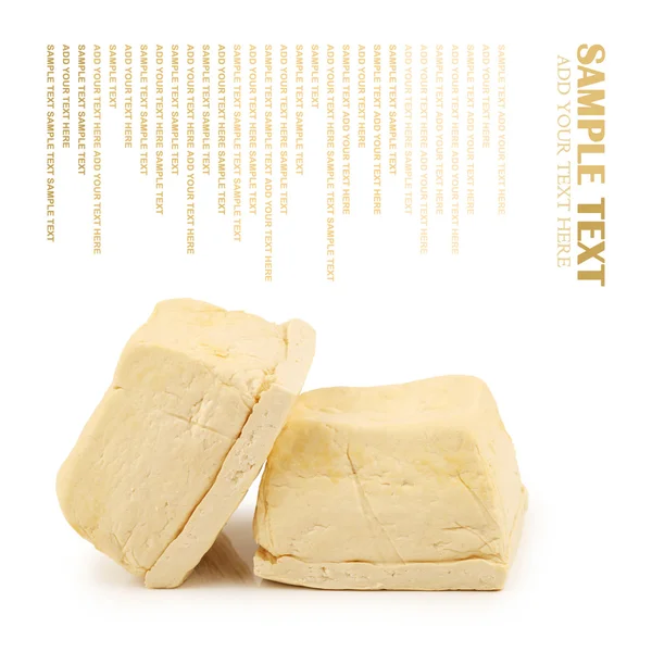 Tofu stukken — Stockfoto