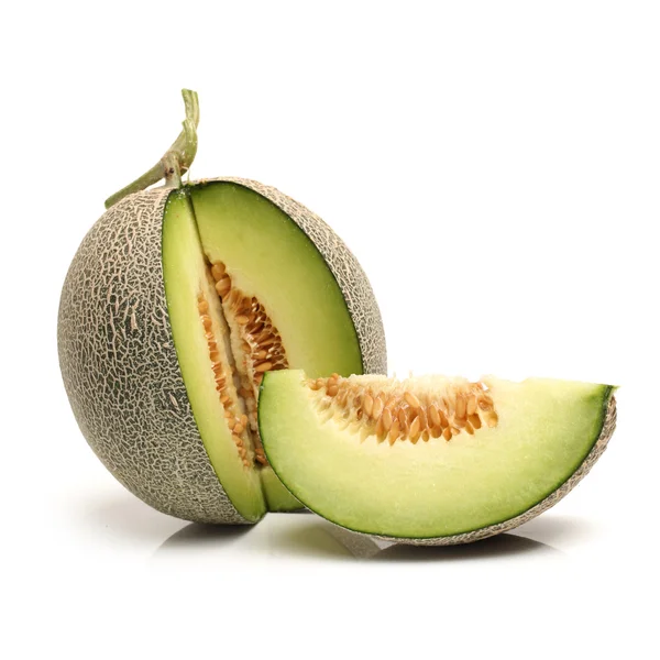 Melon with slice — Stock Photo, Image
