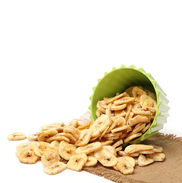 Banana chips — Stock Photo, Image