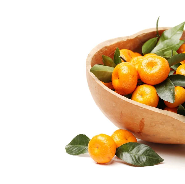 Tangerines in dish — Stock Photo, Image