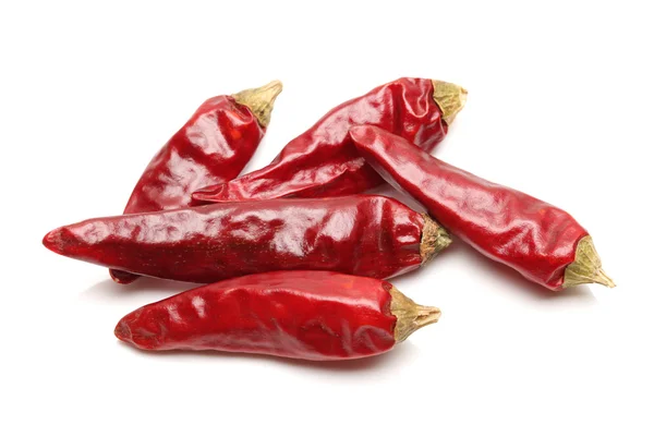 Peperoni rossi manciata — Foto Stock