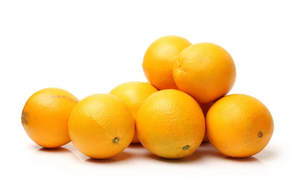Kupie soczyste pomarańcze — Zdjęcie stockowe
