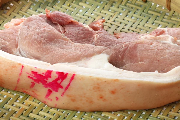 猪肉肉切片 — 图库照片