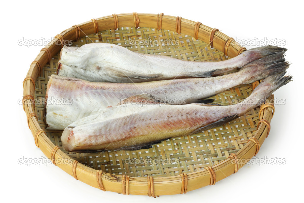 Cod in tray