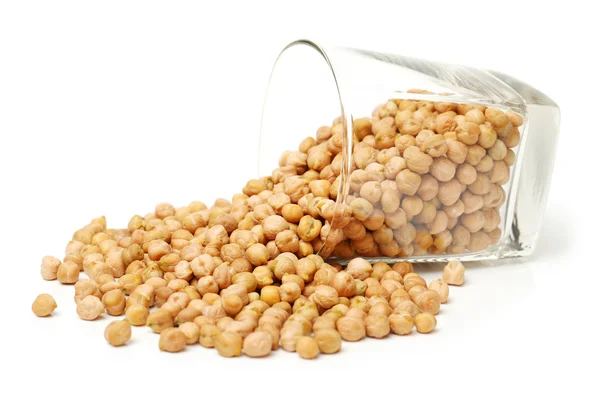 Chickpeas in glass — Stock Photo, Image