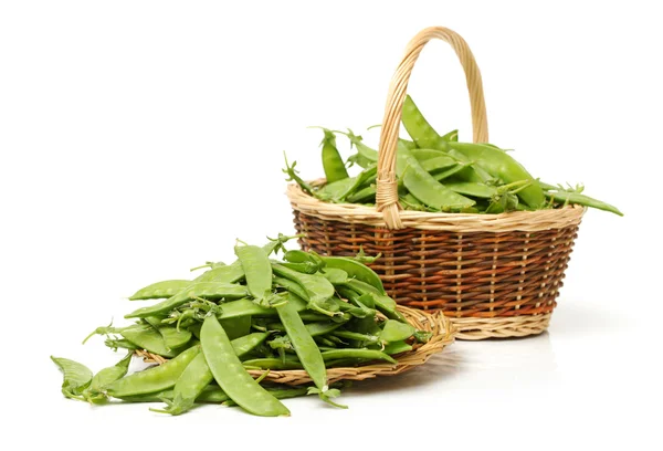 Peas in plate — Stock Photo, Image