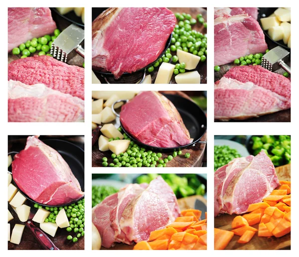 Beef and lamb meats — Stock Photo © MSeN 23446886