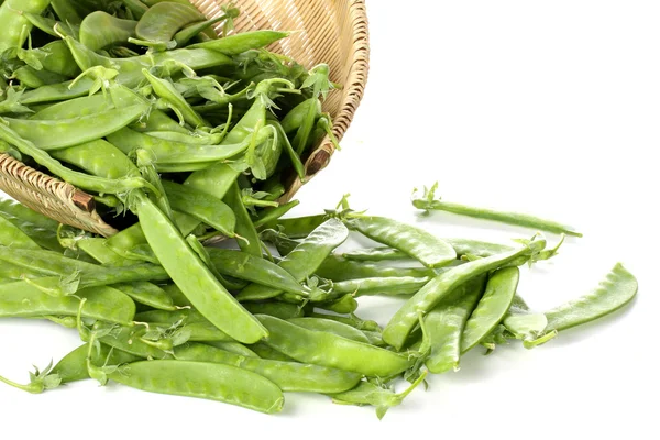 Tazón de guisantes verdes — Foto de Stock