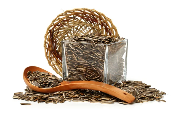 Seeds in dishware — Stock Photo, Image