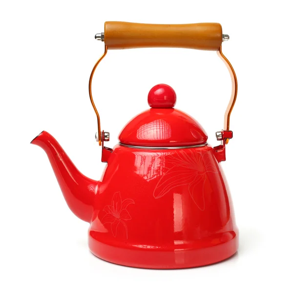 Κόκκινο τσάι βραστήρας — Φωτογραφία Αρχείου